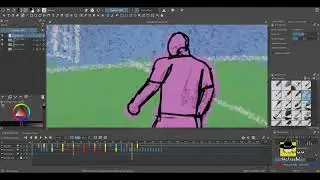 Time-lapse of work on a football animation||Part 1
