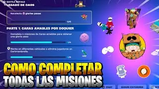 COMO COMPLETAR TODAS LAS MISIONES LEGADO DE CAOS PARTE 1 SOUTH PARK FORTNITE