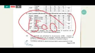 CAPF HEAD CONSTABLE MINISTERIAL RECRUITMENT 2024 || ITBPian