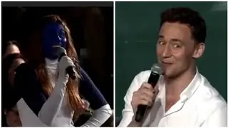 Tom Hiddleston thinks his fan's voice is hot😂😂