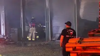 Firefighters Respond To Major Blaze In Northwest Harris County