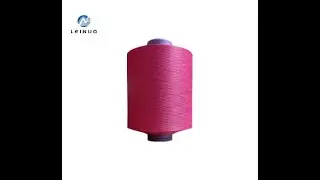 100% Polyester FILAMENT DTY Yarn 150D96F In Viva Magenta