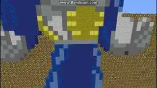 (minecraft) pixel art series : Vegeta/ssj  EP.3
