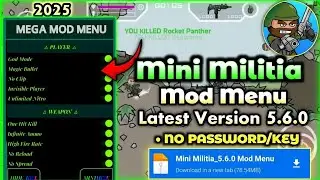 Mini Militia Mod Menu v5.6.0 | Mini Militia Hack Mod || No password | No key