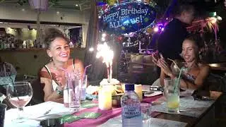 Zoe's Birthday Cake at Blue Spice
