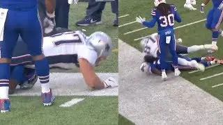 Rob Gronkowski Flagged for Cheap Hit on Tre'Davious White!
