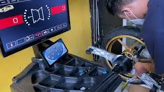 Tét thực tế máy Cân bằng động mâm moto PKL độ chính xác 99%