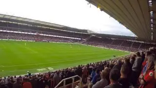 Pre match & away end fancam Middlesbrough v AFC Bournemouth 16/17