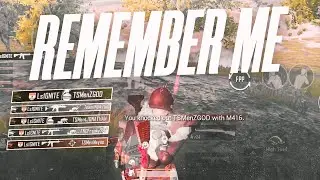 Remember Me | T1 Scrims Montage | PUBG Mobile