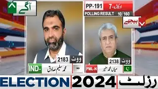 NA 191 | 10 Polling Station Results | IND Aagay | Election 2024 Latest Results | Dunya News