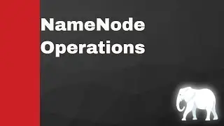 NameNode Operations. NameNode is the master node in HDFS Architecture #namenode #namenodeoperation