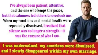 My wife dismissed my mental health concerns by saying I was 