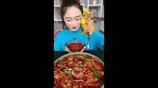 ASMR Beef Hot Pot Spicey Mukkbang