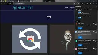 MICROSOFT EDGE DARK THEME   NIGHT EYE