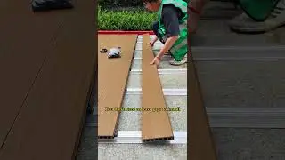 Look! No Gap Decking #mexytech #no gap #wpc #deck #outdoors #diy