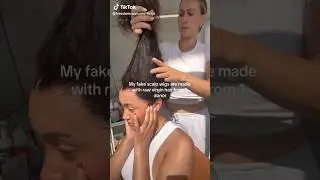 High bun Full Lace wig with Fake scalp 🤍 #hairtok #gluelesswig #wigs #hair