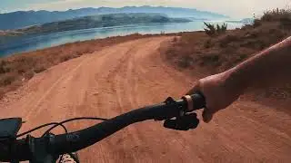 Island of Pag hidden MTB gems- Mandre- Pag- Windturbine