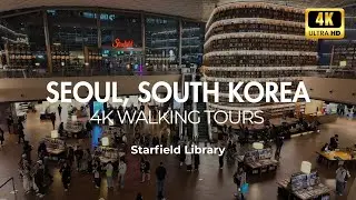4K Walking Tours: Starfield Library &ndash; Seoul&rsquo;s Stunning Book Haven