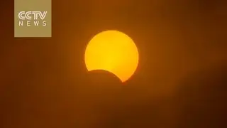 Rare solar eclipse seen in Indonesia