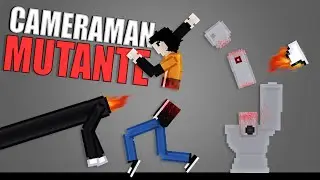 CameraMan Mutante no People Playground com Mods