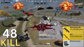 💥 Ultimate Fight With Fighter Jet + M202 + RPG Solo Rush Gameplay in payload 3.0 || PUBG MOBILE ||