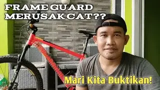 Akibat Memakai Pelindung Frame MTB Bikin Cat rusak