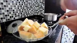 Pipoca com queijo provolone