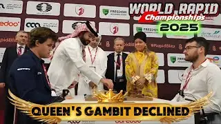Queen's Gambit Declined!!! Magnus Vs Lorenzo Lodici || World Rapid Championship 2025
