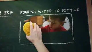 POURING WATER TO BOTTLE-MONTESSORI ACTIVITY