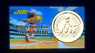 Wii Sports Baseball Hitting Home Runs - Platinum Medal Gameplay