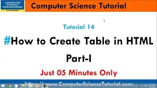 How to Create Table in HTML