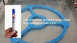 CARA MENGGUNAKAN MAGIC GLUE AGAR HASIL PRINT 3D MENEMPEL PADA BED | PRINTING WITH ABS FILAMENT