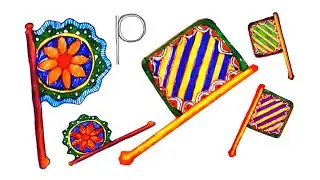 Class : Two, Subject : Drawing, Topic : How to draw easy Hand fan