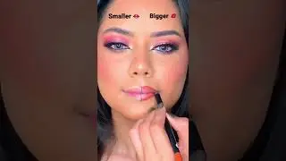 Smaller OR Bigger ? 😍💕 #smallerlips #biglips #poutylips #lipstick #lipsticks #shorts