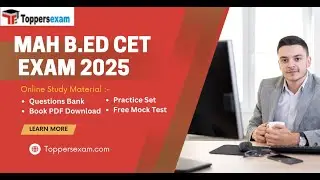 MAH B.ED CET Mock Test Free, Update Syllabus & Pattern 2025, PDF Book, Important MCQs, Question Bank
