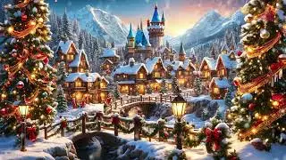 Whimsical Christmas Mountain Village Ambience &ndash; Magical Holiday Background Music