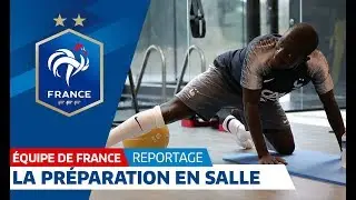 Equipe de France : Les Bleus en salle avant l'entrainement I FFF 2018