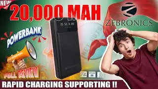 Zebronics 20000mAh Powerbank Review ⚡ Rapid Charging Beast Under Budget!