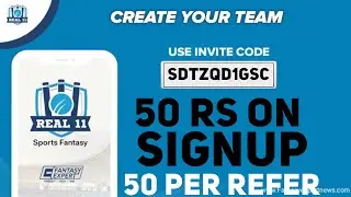 Real 11 Referral code | New Fantasy Cricket Website