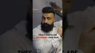 5 daily habits destroying your hair health. Check pinned comment for&nbsp;full&nbsp;details.