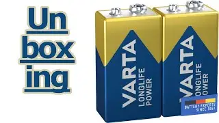 VARTA Batterien 9V Blockbatterie Unboxing & Test