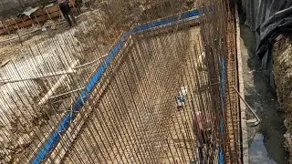 RCC Pit construction (Raft Footing concrete)