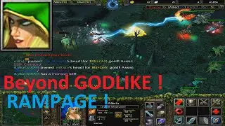 DotA 6.85c - Windrunner Beyond GODLIKE - RAMPAGE (Subs Game)