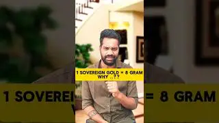 1 Savaran  Gold =8 Gram 🤔 Why ?? |#wikipediavasigal #shorts #short #gold #investment