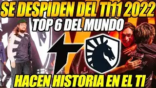 🔥SE DESPIDEN DEL TI11!!🔥 THUNDER PREDATOR VS TEAM LIQUID, HACEN HISTORIA TOP 6 DEL MUNDO🔥
