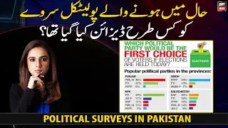 How was the recent political Survey designed?