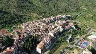 Municipio de Sueras a vista de pájaro