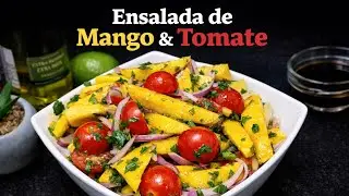 🥭🍅  Tropical de Mango y Tomate | Fresca, Saludable y Deliciosa