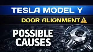 Проблемы с регулировкой дверей Tesla Model Y &ndash; вероятные причины.