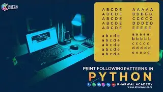 Print following character patterns in Python